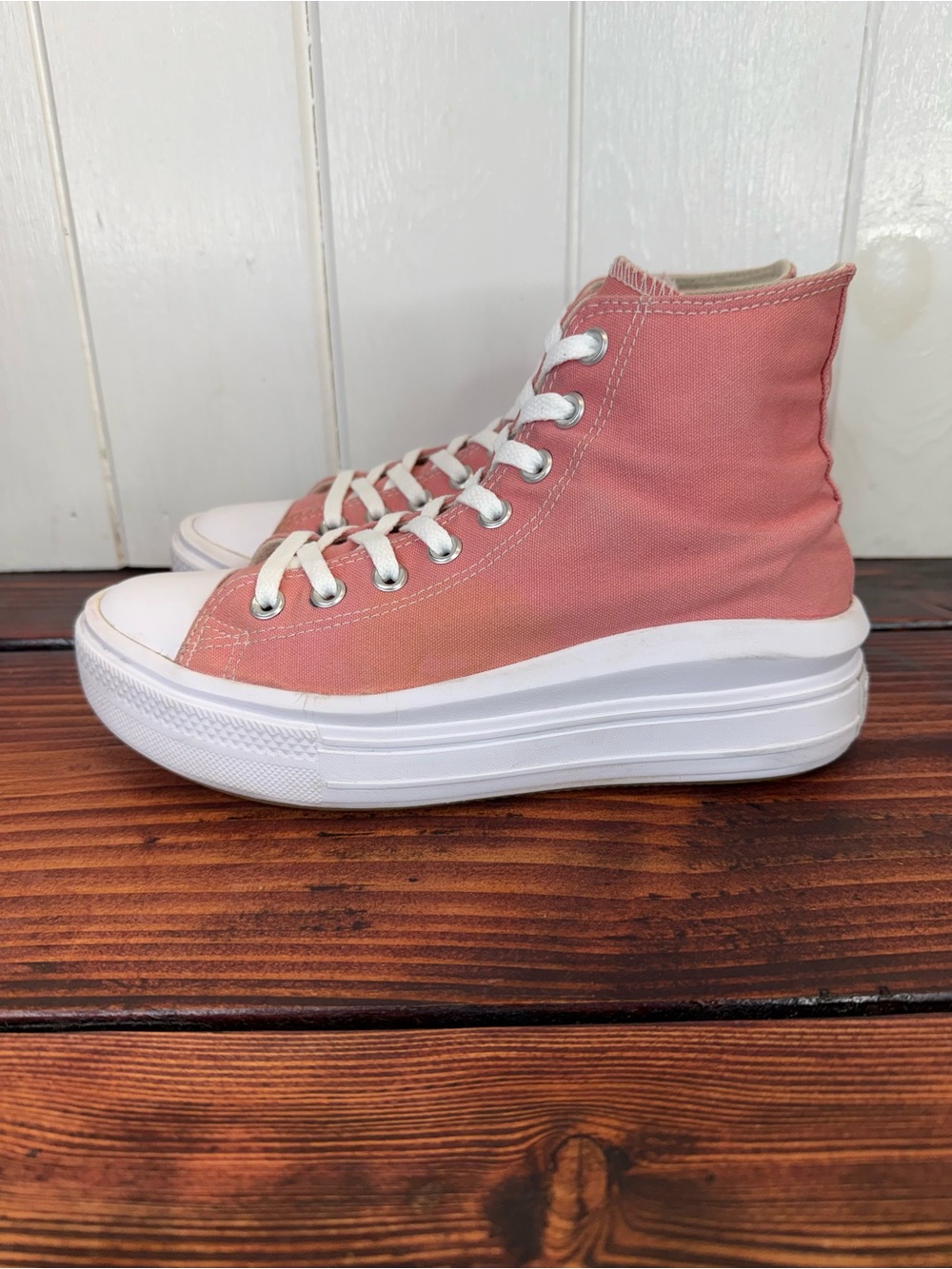 Converse Chuck Taylor Move High Top Platform Sneakers Pink Women’s 9